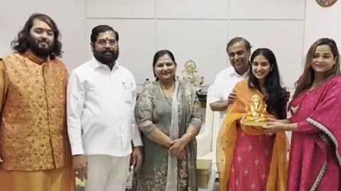 Mukesh Ambani invites Maharashtra CM to the Anant Ambani-Radhika Merchant wedding