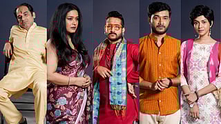 In frame: The film's team