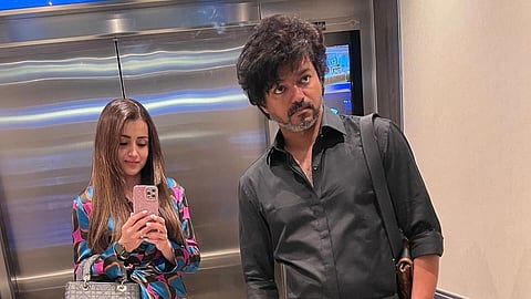 Trisha Krishnan wishes Thalapathy Vijay on his 50th birthday with a sweet mirror selfie