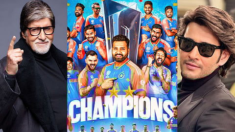Amitabh Bachchan, Mahesh Babu and more congratulate the Indian cricket team after their T20 World Cup 2024 triumph 