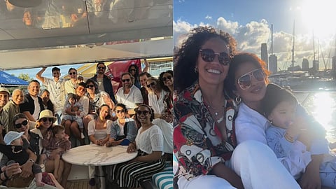 Priyanka Chopra kickstarts 'The Bluff' shoot; spends quality time with daughter Malti and crew on a yacht