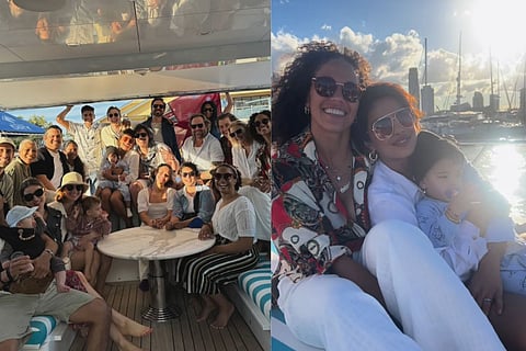 Priyanka Chopra Jonas along with daughter Malti Marie 