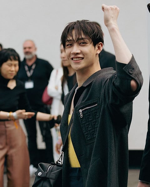 A model wears a creation for the Dior Spring Summer 2025 collection