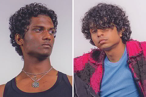 Aron Kollassani Selestin, Siegen Moopanar (L-R)