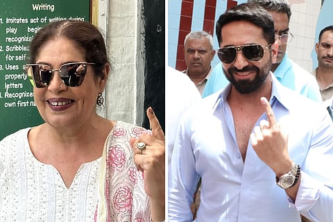 Lok Sabha Elections 2024: Kirron Kher, Ayushmann Khurrana cast  their votes in Chandigarh