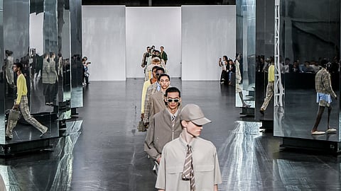 In Frame: Models wear creations as part of the Fendi Spring Summer 2025 collection