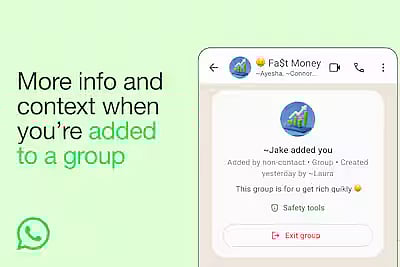 WhatsApp's new feature to help users stay safe in group messaging