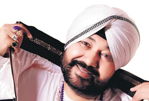 Indian singer and songwriter Daler Mehndi