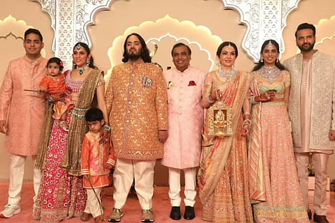 In Frame: The Ambani family