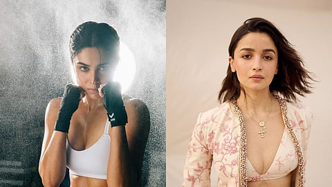 Sharvari (L); Alia Bhatt (R)