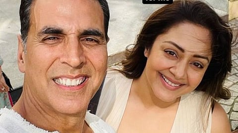 Jyotika with Akshay Kumar