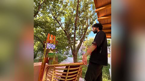 Siddhant Chaturvedi turns painter as he captures nature on his canvas during vacay