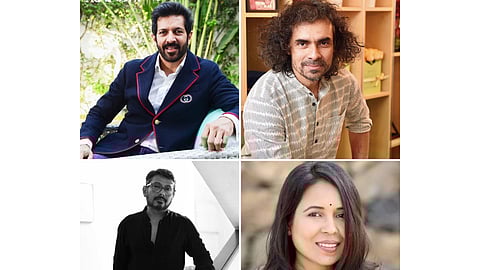 (clockwise from below left) Onir, Kabir, Imtiaz and Rina