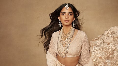 Isha Ambani dazzles in an opulent Sabyasachi lehenga at Anant-Radhika’s post-wedding function