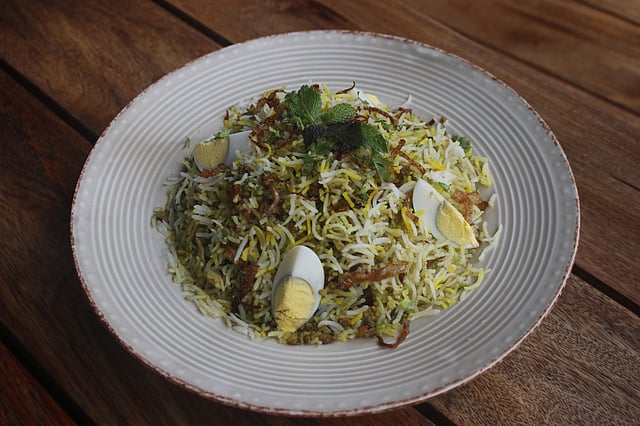 Keema biryani