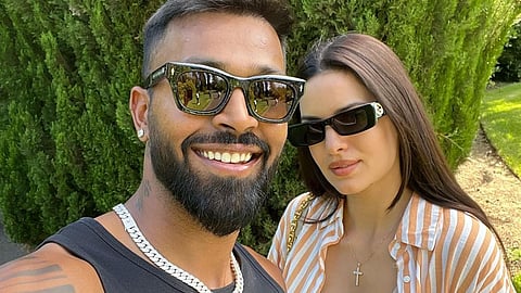 Hardik Pandya and Natasa Stankovic 