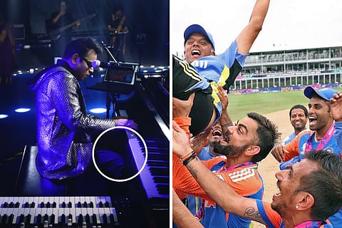 [WATCH] AR Rahman celebrates India's T20 World Cup victory with a special rendition of  'Team India Hai Hum' song