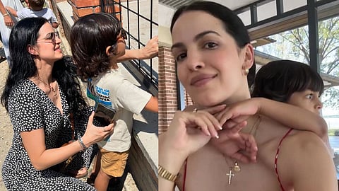 Natasa Stankovic with Agastya