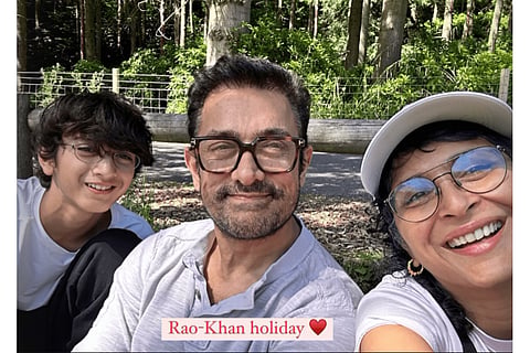 Kiran Rao shares delightful moments from ‘Rao-Khan holiday’ with Aamir Khan and son Azad