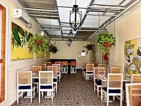 Interiors of Hibiscus Cafe