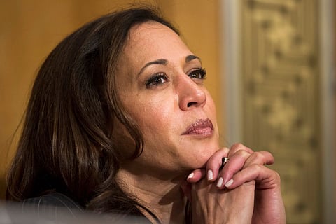 Sen. Kamala Harris, D-Calif. is seen on Capitol Hill in Washington (Jan. 10, 2017)