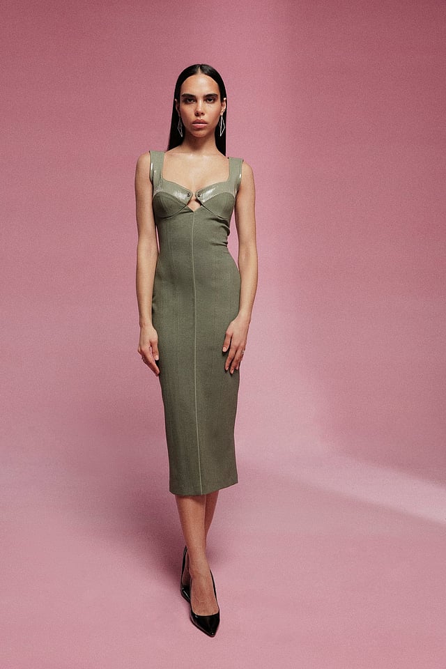 Sameer Madan Emerald Isle Bodycon 