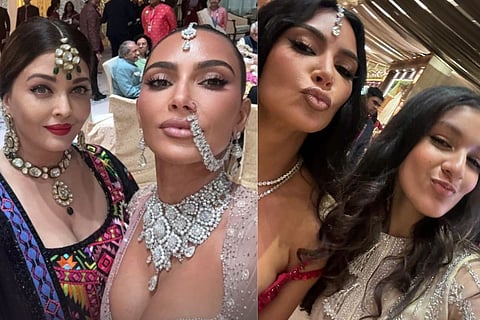 Aishwarya Rai and Kim Kardashian