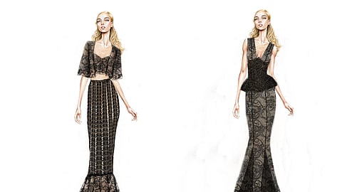 Sketches by Isha Jajodia - Art of Eternity collection