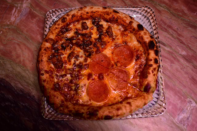 BBQ chicken and Pepperoni Pizza 