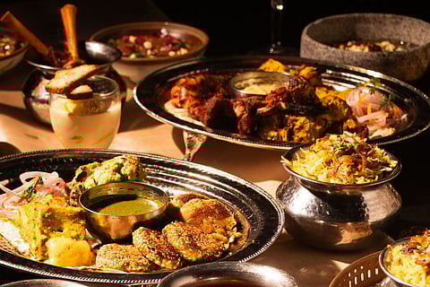 A part of the Mughlai spread