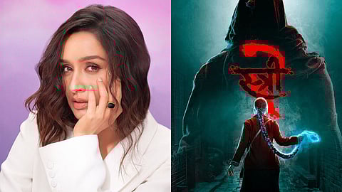 In frame: In frame: Shraddha Kapoor (L); Stree 2 poster (R)