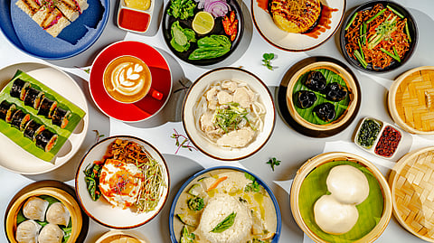 Assortment of dishes