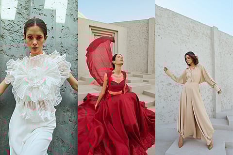 Raya captures the essence of modern femininity which finds strength in softness