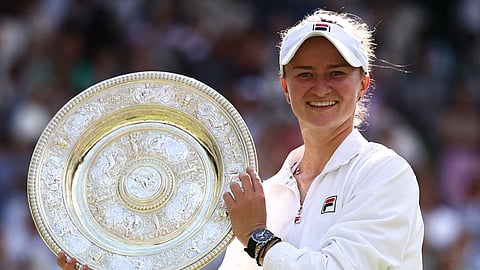 In frame: Barbora Krejcikova