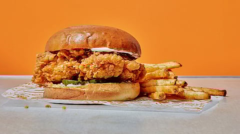 In frame: Chicken Sandwich