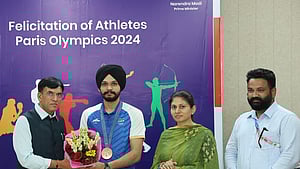 Paris Olympics: Sports Ministry awards INR 22.5 lakh to bronze medal-winning shooter Sarabjot Singh