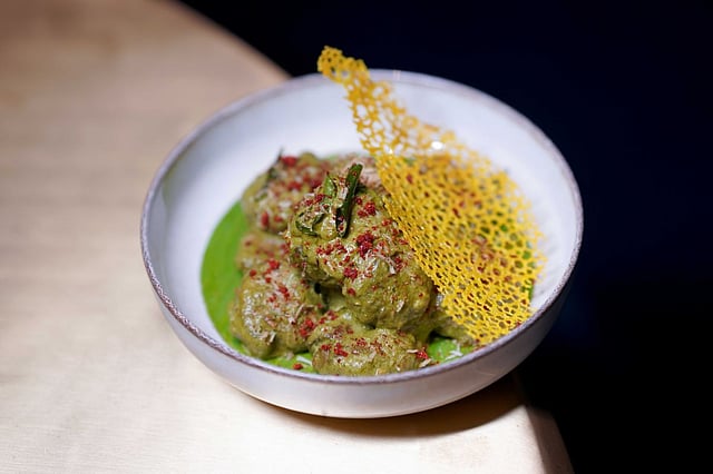 Curry Leaf Peso Potato