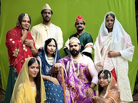Artistes from the play