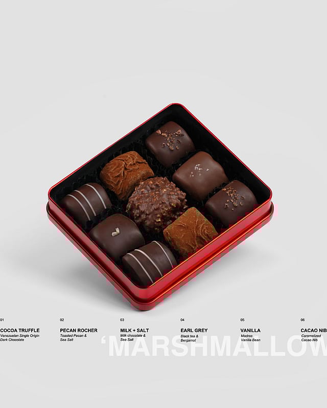 Ether Chocolate Coated Marshmallows