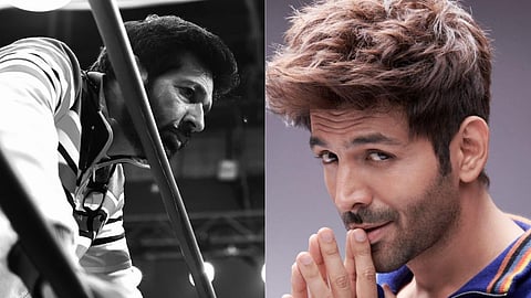 Kabir Khan (L); Kartik Aaryan (R)