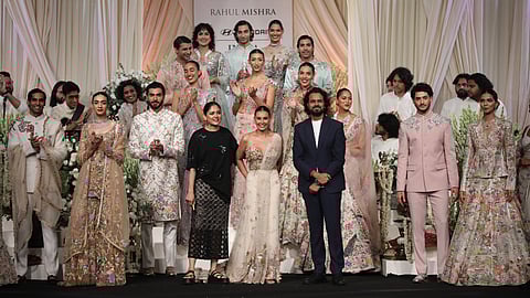 Celebrated couturier Rahul Mishra’s latest edit, Nargis, forges a deeper connection with nature