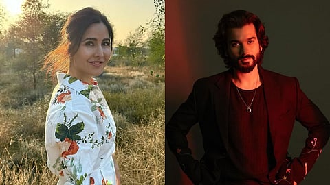 Katrina Kaif (L); Sunny Kaushal (R)