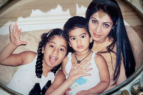 Nick Jonas, Priyanka Chopra with Malti Marie Chopra Jonas