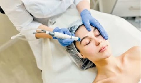 Hydrafacial procedure