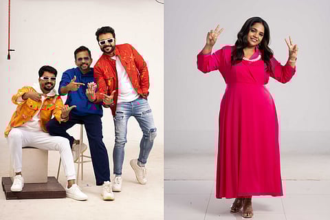 (L-R) Members of Makka and Saindhavi \