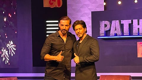 John Abraham and Shah Rukh Khan
