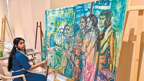 Art captures Hyderabad's evolution at Chitramayee State Gallery Exhibition