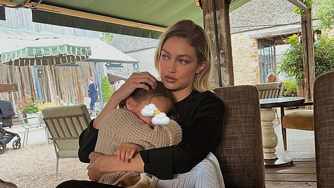 Gigi Hadid shares rare glimpse of daughter Khai in heartwarming summer photos