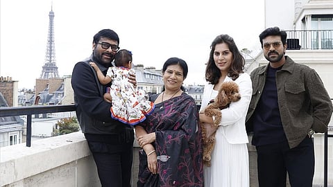 Ram Charan shares adorable snap ft. Chiranjeevi, Klin Kaara and family from ‘memorable’ Paris trip