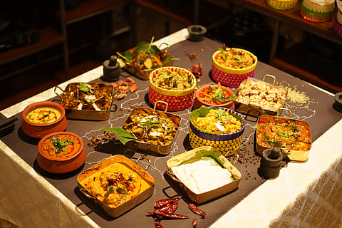 Dishes at the festival